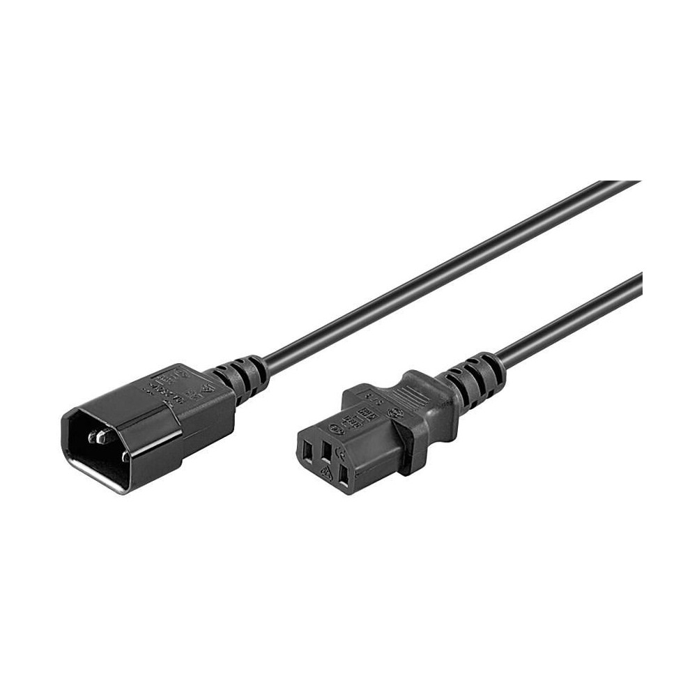 Microconnect PE0406100, 10 m, C13-Koppler, C14-Koppler, H05VV-F3G, 230 V, 10 A - Bild 3