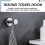 Chrome SUS304 Wall-Mounted Coat Hook 4-Prong Design 4