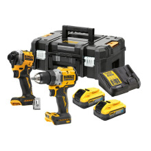 Boormachine en schroefmachine set - DEWALT - DCK2051H2 - 18V - 2x5.0Ah - Compact en veelzijdig