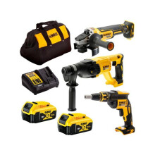 Kit van 3 DEWALT DCK304P2-QW XR 18V 5Ah Li-Ion Borstelloos gereedschappen