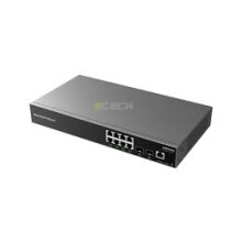 Grandstream GWN7801P, Managed Switch, 8x Gigabit ports, 2x SFP, 8x Poe, L2 layer
