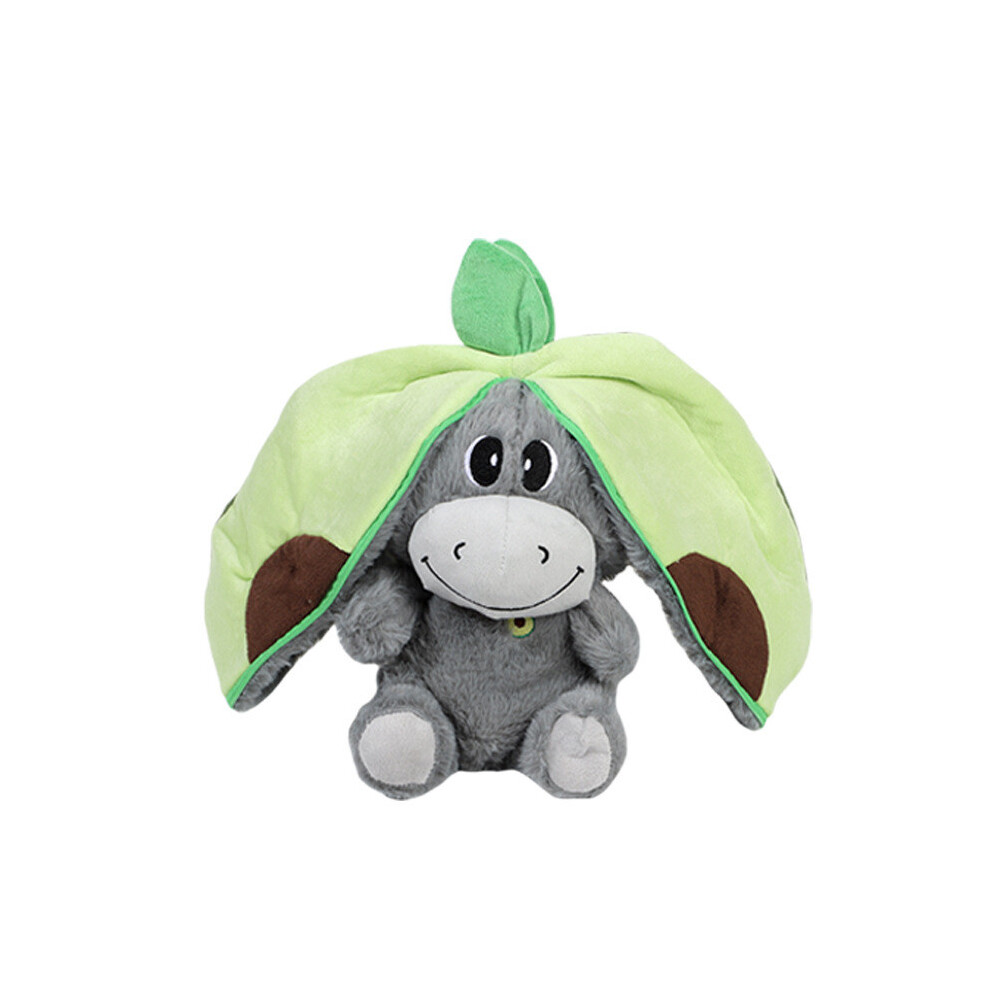 (Green) Relief Anxiety Breathing Avocado Strawberry Donkey Plush Toy Kids Soothing Doll