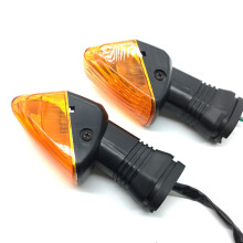 (AMBER)Indicator Light Turn Signal For KAWASAKI Z750S ZX-6R ZX-6RR KLE 500/650 VERSYS KLR650 Motorcycle Front/Rear Blinker Lamp