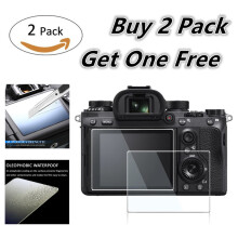 (RX100 7 6 5 4 3 2)2x LCD-skärmskydd i glas för Sony