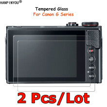 (G1 X Mark III G1X3-2 sztuki) 2 szt./partia do Canon PowerStepered Glass Protective Screen Film