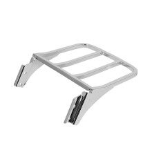 (Silver)Motorcykel Sissy Bar Ryggstöd Bagagehållare för Harley Sportster XL883 2004-2017 Dyna Street
