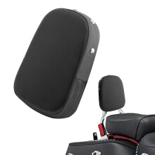 Universal Motorcykel Ryggstöd Bak Sissy Bar Black Back Cushion Pad För Harley Yamaha Honda Suzuki