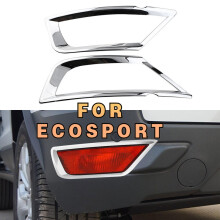 2 sztuki ABS chromowane naklejki dekoracyjne na tylną lampę przeciwmgielną do samochodu Ford Ecosport