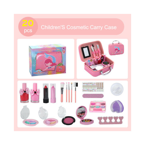 (Σετ Βαλίτσα) Παιδικό Make Up Toys Σετ Καλλυντικά Σετ Ομορφι
