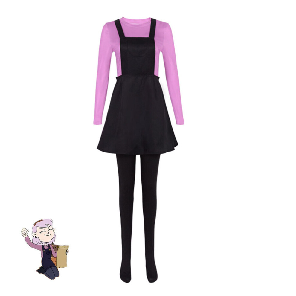 (Robe Beige, 110cm/43,31 pouces) Costumes de spectacle sur scène House The Owl Luz et Cosplay de jeu