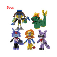 (Σετ) Block Indigo Park Set Diy Toy Ζώο μοντέλο παζλ Εμφανίζει διαδραστι