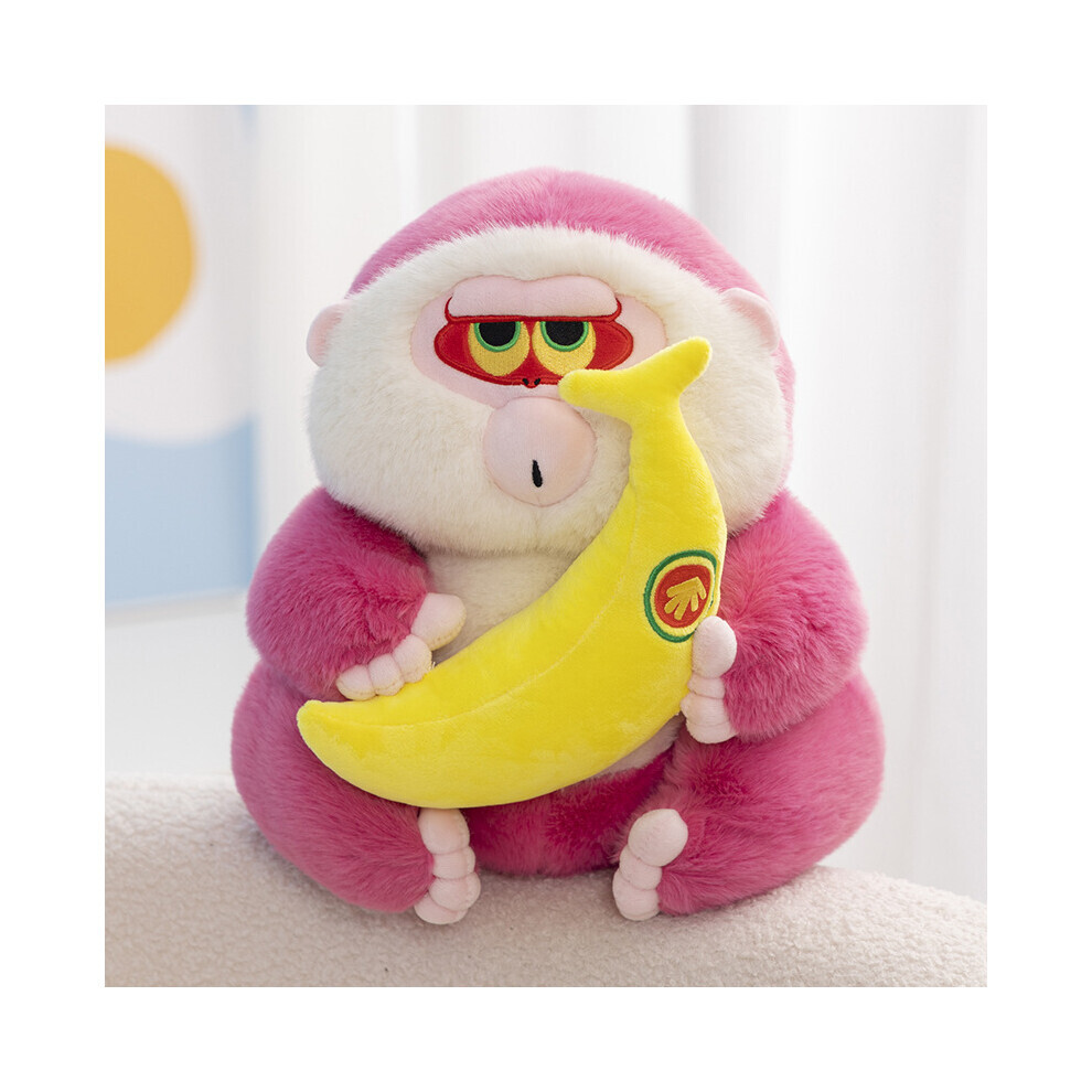 (Banane 25 cm) jouet en peluche singe mignon dessin animé fille cadeau de vacances d'anniversaire sac