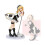 Girls Frontline Gr G36 Maid Figure Διακόσμηση αυτοκινήτου Παιδικά παιχνίδ 5