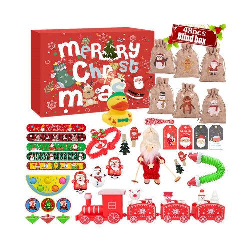 Advent Surprise Calenda Box Rubber Duck Toy Παιδικά κορίτσια Βασίλη Δώρα 2