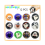 12 τμχ Bead Halloween Stress Relief Extrusion Balls Set Παιχνίδι συμπίεσης αποσυμπίεσης 4