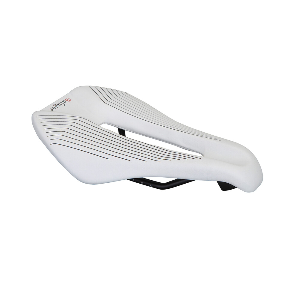 (blanc) Nouveau coussin de selle de vélo Nouvel équipement de conduite Siège confortable et respirant