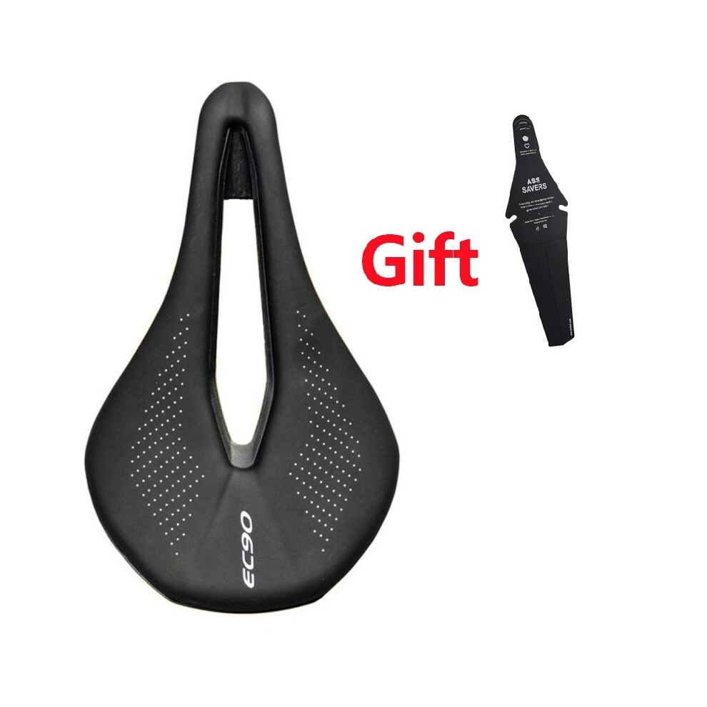 (240 x 143 mm noir) Selle de vélo creuse EC90 EVA Selle de vélo de route confortable Conception ergonomique