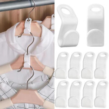 10-Pack - Clothes Hanger Hook for Hanger - Save space in wardrobe