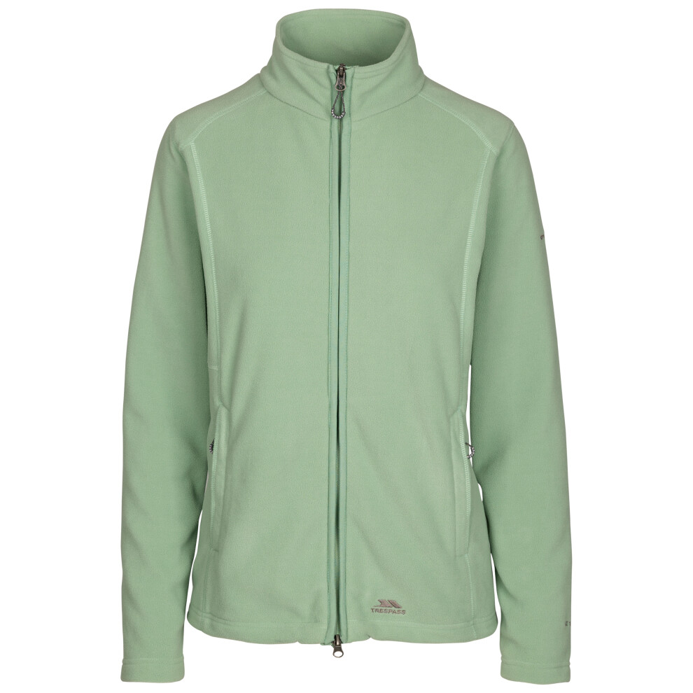 (L, Light Sage) Trespass Womens Fleece Jacket Airtrap Zip - Renato
