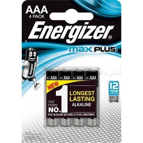 Energizer ENERGIZER BATTERY MAX PLUS AAA LR03, 4 ECO