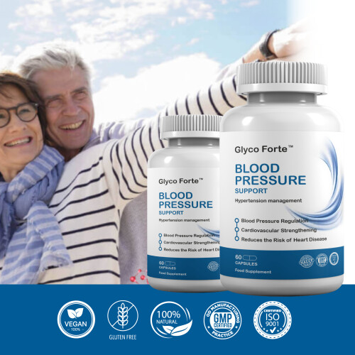Glyco Forte Supporta la pressione sanguigna, la glicemia, 60 Capsule, 2
