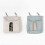 Rabbit Hay Feeder Bag - Small Animal Grey Storage Sack 1