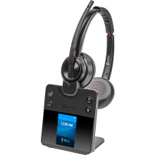 Headset - HP - Poly Savi 8420 - Kabellos - 180 m - Schwarz