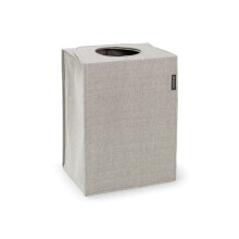 Brabantia - Borsa per lavanderia Rettangolare - Spazio efficiente - grande volume - apertura a goccia rapida - cesto lavanderia - con buco - bagno -
