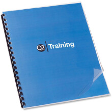 GBC 2000041 Clear View Presentation Binding System Cover, 11 x 8-1/2, Clear (Box of 100)