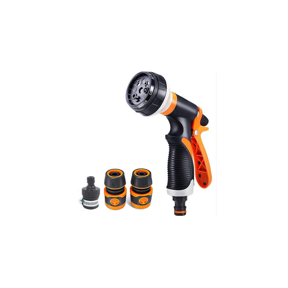 Garden Hose Spray Gun 8 mode with Universal Connector