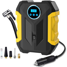 Tire Inflator Air Compressor丨 Portable Car Air Pump with Digital Pressure Gauge
