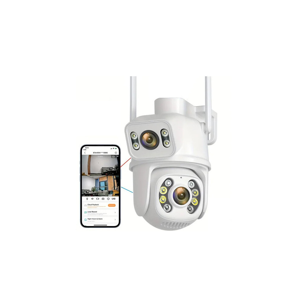 Security Camera Dual Lens 2.4ghz Wireless IP Camera Video Surveillance