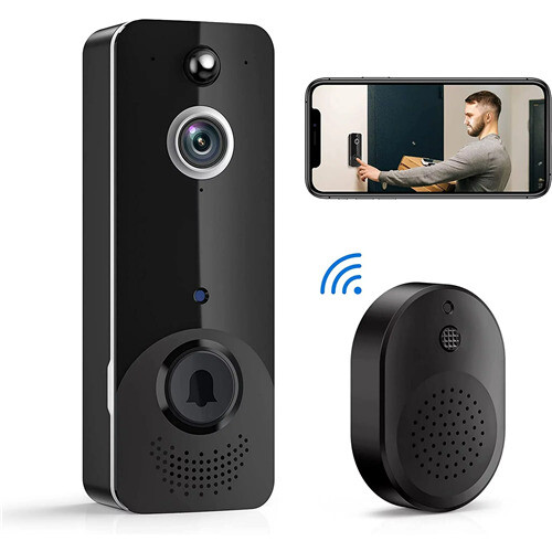 Wireless Doorbell Camera with Chime丨Video Doorbell Security Camera