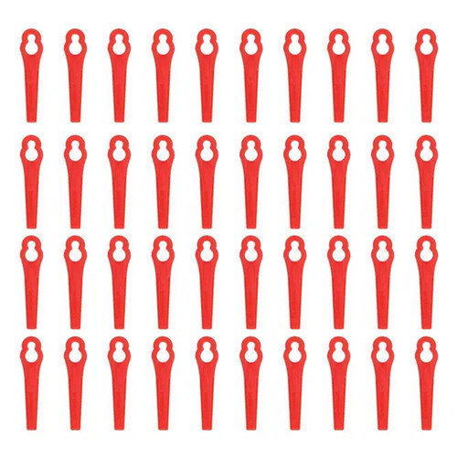 40pcs Plastic Blade Set Replacement Blade for Cordless Grass Trimmer Strimmer
