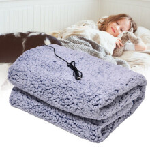 Heated Throw Electric Over Blanket Digital Control Washable Fleece