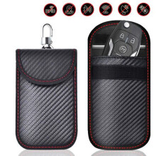 Car Key Signal Blocking Bag Keyless Car Entry RFID Key Pouch