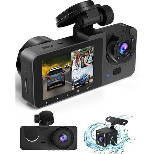 Dash Camera for Cars 4K Car Camera Full UHD Dash Cam Front Rear