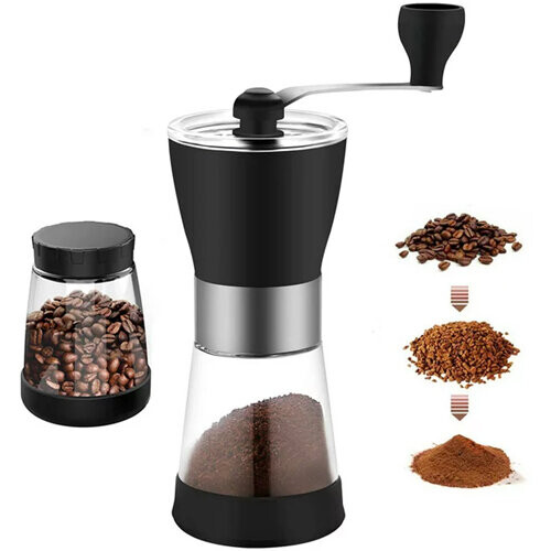 Manual Coffee Grinder Mill with Ceramic Burrs