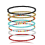 7Pcs/Set Multilayer Boho Colorful Beaded Anklet Bracelet Gifts 1