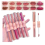 6 Colors 2 in 1 Double-end Lip Gloss Liquid Lipstick Set 1