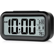 Alarm Clock for Bedrooms Smart Night Light Desk Bedside Gifts Clock