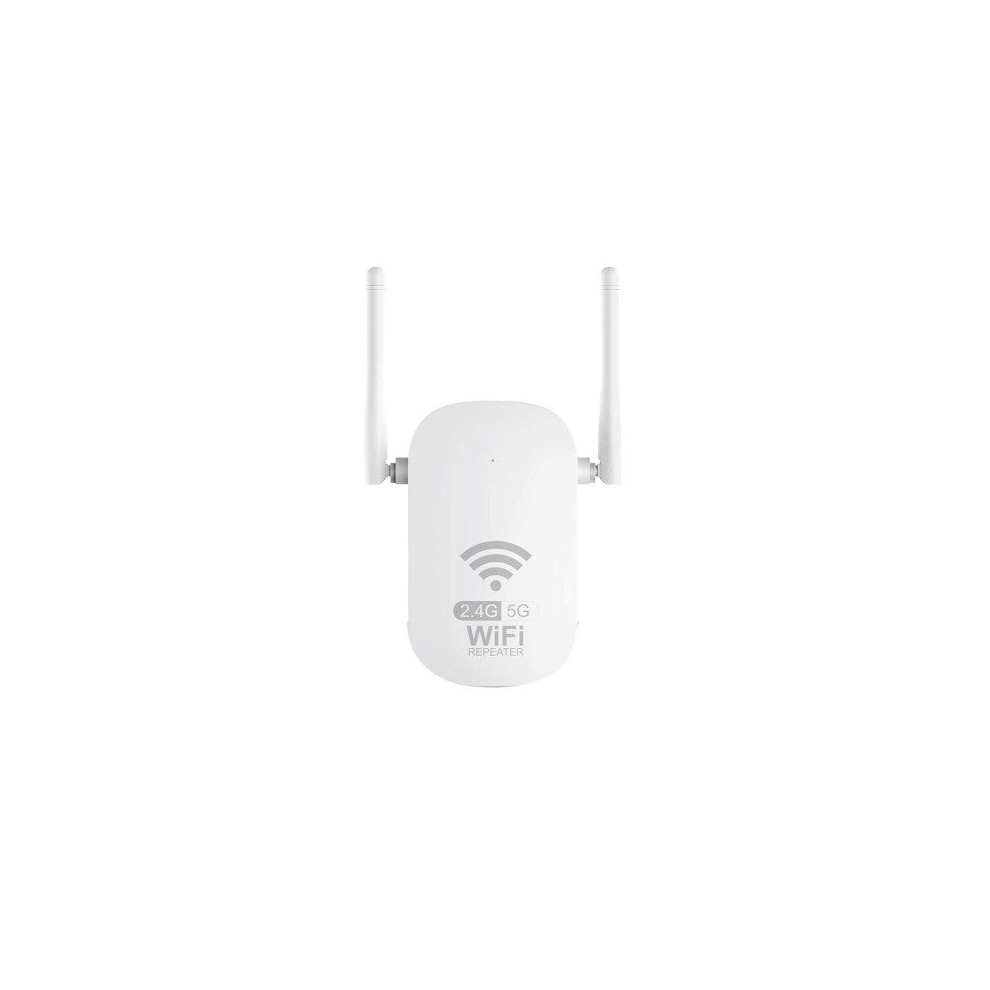 WLAN WiFi Repeater AC1200 Dual Band Repeater with 2 Antenna -Uk Plug