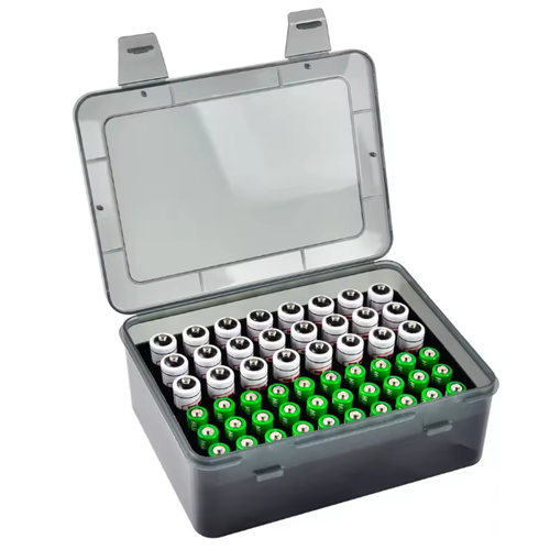 Battery Storage Organizer Holder Holds 54 AA AAA Batteries