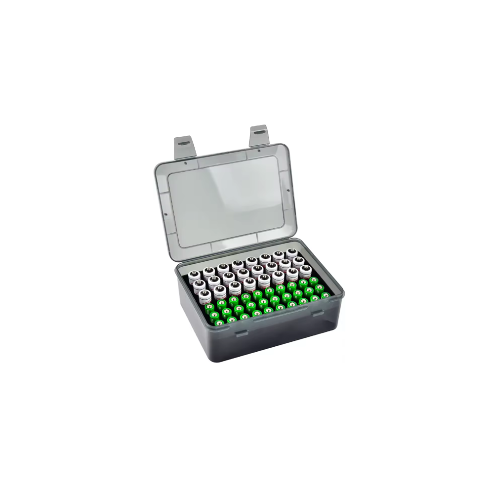 Battery Storage Organizer Holder Holds 54 AA AAA Batteries