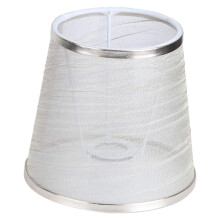 Mini lámpara de mesita de noche transparente, lámpara de araña de tela, lámpara de pared, escritorio, cubierta de repuesto