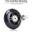 τμχ Roller Skates που δεν αναβοσβήνουν Τροχός 70X24mm Αξεσουάρ ρουλεμάν Αντιολισθητικά 7