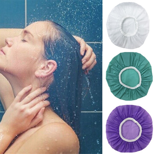 1 τεμ. Οικιακά αδιάβροχο σκουφάκι ντους, Swimming Hotel Elastic Cap Hair Set () 2
