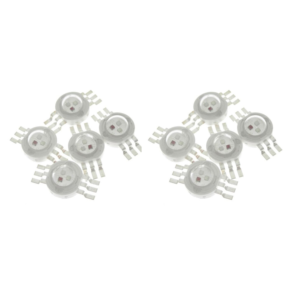 10Pcs 3X3W High Power RGB Red Green Blue LED Light Lamp Energy Saving Beads Bulbs 6PIN 45MIL 3W Chip-image-OPC-PGQKHPV-NEW