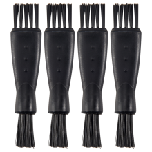 4 peças de escova de limpeza de barbeador de dupla face, aparador de pelos, limpador de tosquiadeiras para homens