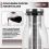 Cold Brew Coffee Maker,Iced Tea Pitcher Infuser with Lid&Scale,Dual Use Filter Pot ,51Oz/1.5L 6